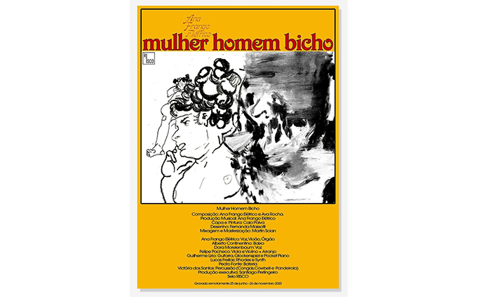 Cartaz do Single Mulher Homem Bicho, Ana Frango Elétrico