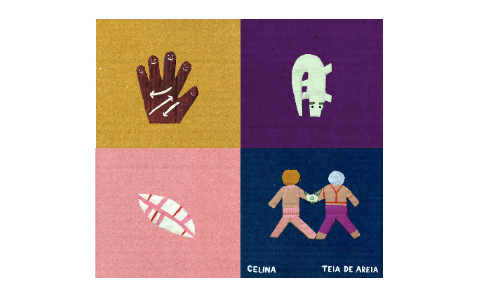 Ilustrações para o disco Teia de Areia